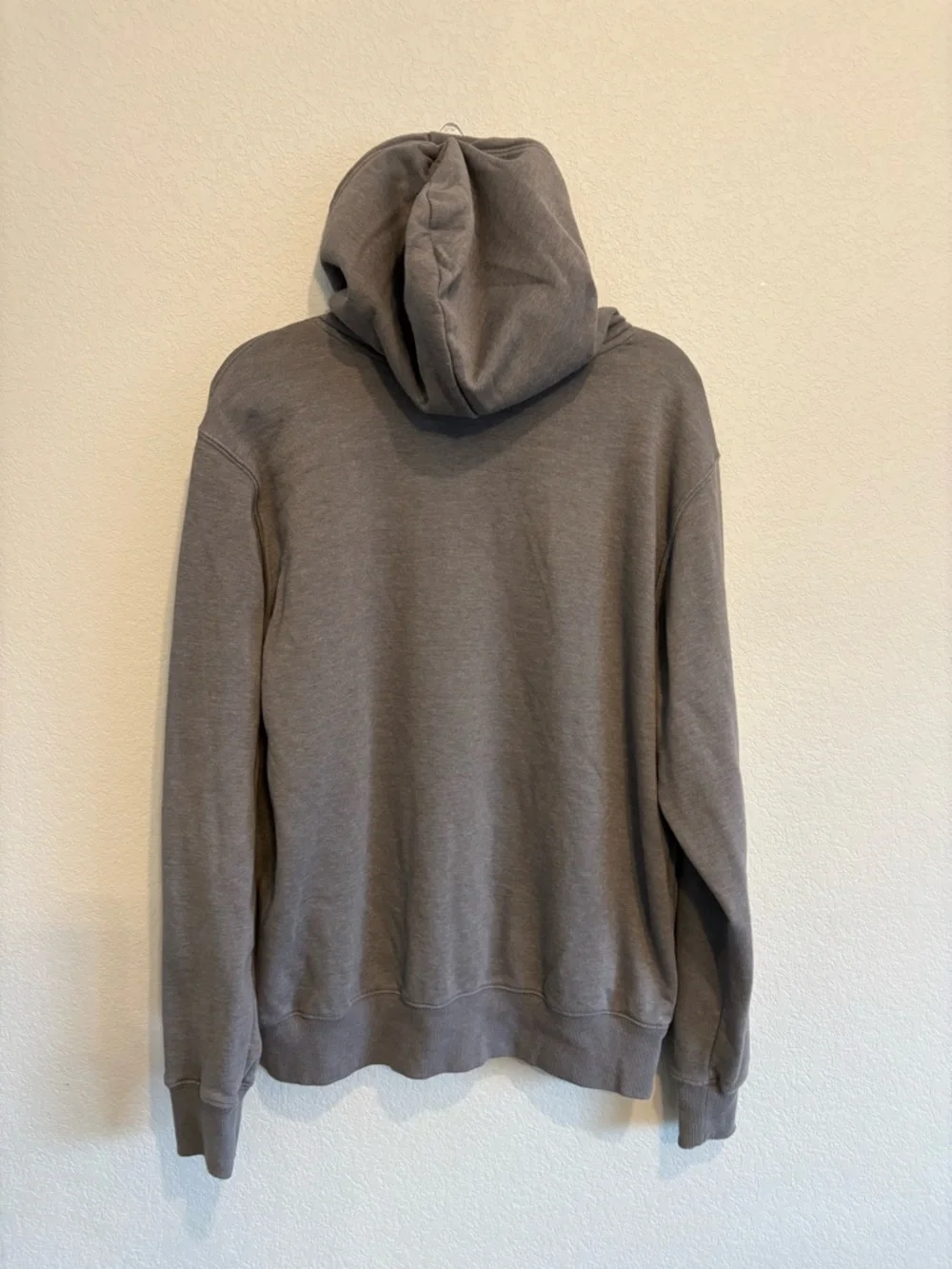The North Face Gray Logo Hoodie Men’s Large Pullover Sweatshirt Outdoor Casual